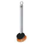 Rosle 12808 Cleaning Brush, Round Handle, Stainless Steel