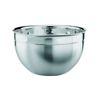 Rosle 15688 9 qt Deep Bowl, With Pouring Rim, Stainless Steel