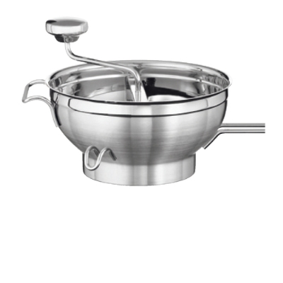 Rosle 16252 Stainless Steel Food Mill, With Two Handles, Includes Two Sieve Disks