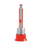 Rosle 95226 Tea Infuser w/ Press & Table Stand, Red