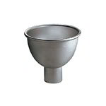 American Metalcraft 1004 4 qt Aluminum Funnel, 8 in High