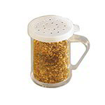 American Metalcraft 10SD 10 oz Polycarbonate Dredge, w/ 3 Tops (1- Fine, 1- Medium, 1- Coarse)