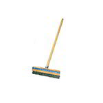 American Metalcraft 1597 Oven Brush, 40 in Wood Handle, 10 in W, Brass Bristles & Steel Scraper