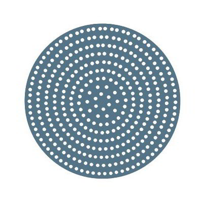 American Metalcraft 18910SP 10 in dia. Superperf Disk, 164 Holes, Aluminum