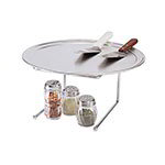 American Metalcraft 1900312 Pizza Stand, 12 in x 12 in x 7 in High, Chrome Plated Steel