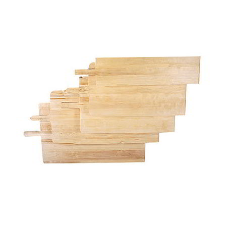 American Metalcraft 2242 42 in Wood Pizza Peel, 22 in x 36 in