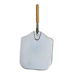 American Metalcraft 2814 28 in Aluminum Pizza Peel, 14 in x 16 in, Wood Handle