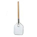 American Metalcraft 3209 32-1/2 Aluminum Pizza Peel, 9 in x 11 in, Wood Handle