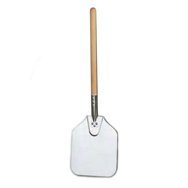 American Metalcraft 3209 32-1/2 Aluminum Pizza Peel, 9 in x 11 in, Wood Handle
