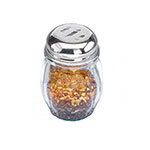 American Metalcraft 3307-SHAKER Spice Shaker, 8 oz., Swirl Glass With Stainless Steel Top