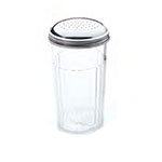 American Metalcraft 3318 SAN Plastic Dredge Shaker, 12 oz, Tapered Base, Stainless Steel Top