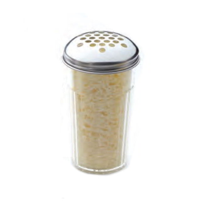 American Metalcraft 3319 SAN Cheese Shaker, 12 oz., Large Holes, Stainless Steel Top