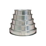 American Metalcraft 3801 Straight Sided Aluminum Cake Pan Set, 3 in Deep, 5 Piece Set