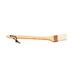 Pastry Brush, 2 in Wide, 12 in Handle, Flat, Boar Bristle