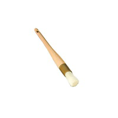American Metalcraft 4325 Pastry Brush, 1 in Diameter, Round, Boar Bristle