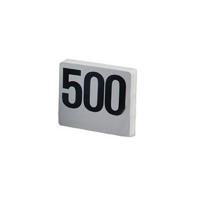 American Metalcraft 4500 Table Numbers Set, 451-500, 4 in Square, White Card, Black Numbers