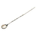 American Metalcraft 510P 10 in Stainless Steel Bar Spoon, No Knob, Twisted Shanks