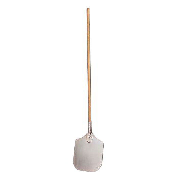 American Metalcraft 6412 64 in Aluminum Pizza Peel, 12 in x 14 in, Wood Handle