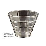 American Metalcraft 705NH Basket, 7 in Dia x 5 in H, Chrome, No Handles