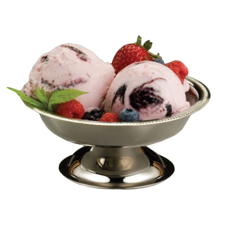 American Metalcraft 9000 9 oz Stainless Steel Sherbet Dish, Footed