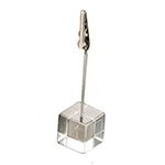 American Metalcraft ACH1 Alligator Clip Card Holder, 4-1/4 in H, Square Acrylic
