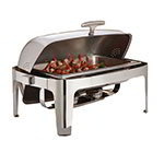American Metalcraft ADAGIORT26 Adagio Chafer, 9 qt., Rectangular, 18/10 SS w/ Silver Trim