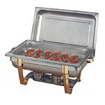 American Metalcraft ALLEGRT10 Full Size Chafer, 9-qt, Stainless w/ Gold Accents