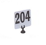 American Metalcraft BMH221 1.5-in Menu Clip w/ Harp Clip, Black