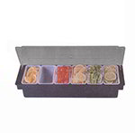 American Metalcraft PCI20 Bar Condiment Holder w/ 1-qt Capacity, Plastic