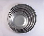 American Metalcraft SEA12 12-in Round Seafood Tray, 1.5-in Deep, Brushed Aluminum