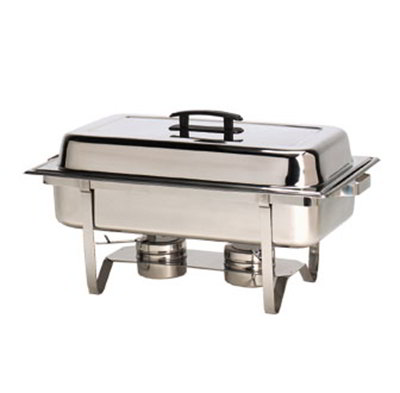 American Metalcraft ECON22 Rectangular Chafer w/ 8-qt Capacity, Mirror Finish, Stainless