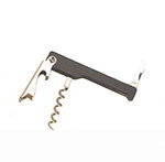 American Metalcraft WCSB415 Waiters Deluxe Cork Screw w/ Bottle Opener & Curved Knife, Black