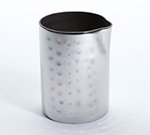 American Metalcraft HMCM2 2-in Creamers w/ 4-oz Capacity & Pourer, Hammered, Stainless