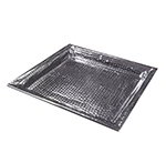 American Metalcraft HMSQ22 Square Serving Tray, 22x22-in, Hammered, Stainless