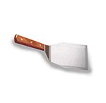 American Metalcraft 19075 11.62-in Turner/Server, 4x6-in, Stainless/Wood
