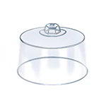 American Metalcraft 19004 12-in Round Cake Cover, Plastic, Clear