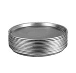 American Metalcraft T2010 10-in Solid Tapered Pizza Pan, Tin/Steel