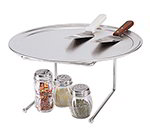 American Metalcraft 190039 Pizza Stand, 9x8-in, Chrome/Steel