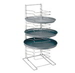 American Metalcraft 19029 Pizza Pan Rack w/ 15-Shelf Capacity, Chrome/Steel