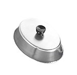 American Metalcraft BAOV810S Oval Basting Cover w/ Bakelite Knob, 10.5x7.75-in, Black, Stainless