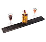 American Metalcraft BM23 Bar Mat, 3.25x27-in, Rubber/Dark Brown