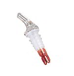 American Metalcraft MPC100 Measure Pourer w/ 1-oz Capacity & No Collar, Clear/Red