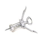 American Metalcraft CS301 Wing Type Cork Screw w/ Bottle Rest, Plastic