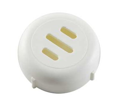 American Metalcraft 33WSL 6-oz Glass Shaker - Slotted White Lid