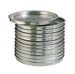 American Metalcraft HA4014 14-in Straight Sided Pizza Pan, 1-in Deep, Aluminum