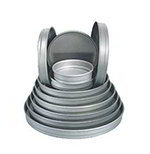 American Metalcraft HC5111 11-in Self Stacking Pizza Pan, 1.5-in Deep, Hardcoat, Aluminum