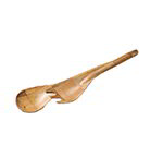 American Metalcraft FSS12 12.5-in Fork & Spoon Set, Keyaki Wood