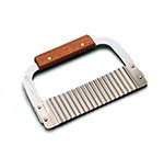 American Metalcraft SER75 7-in Crinkle Cut Serrator w/ Corrugated Blade, Stainless/Wood