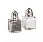 American Metalcraft SP125 Petite Salt & Pepper Shaker w/ .5-oz Capacity, Glass/Stainless