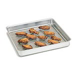 American Metalcraft SQ1610 Straight Sided Deep Dish Pan, 16x16-in, 1-in Deep, Aluminum